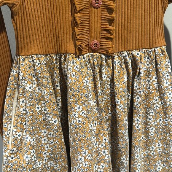 Matilda Jane size 4 Clio Ruffle Ribbed Dress NWOT - Picture 5 of 11